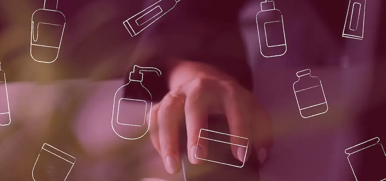 Two persons discussing content shown on a screen